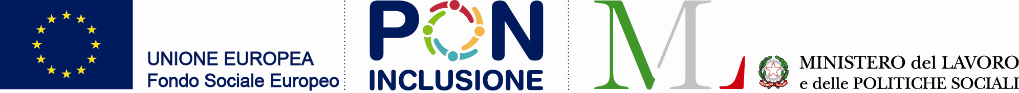 Logo unione europea, PON inclusione